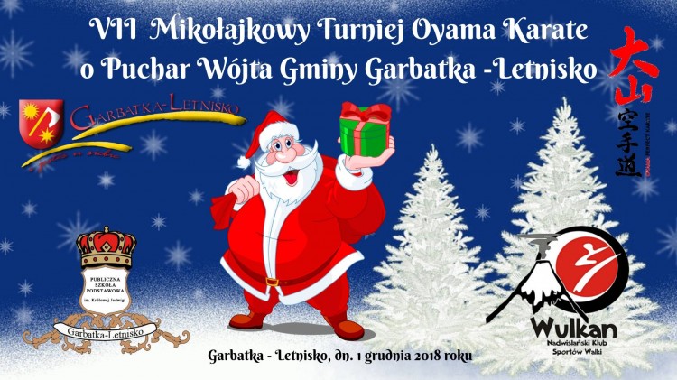 VII Mikołajkowy Turniej Oyama Karate o Puchar Wójta Gminy Garbatka-Letnisko
